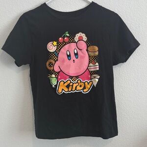 Kirby Black Kids Graphic Tee